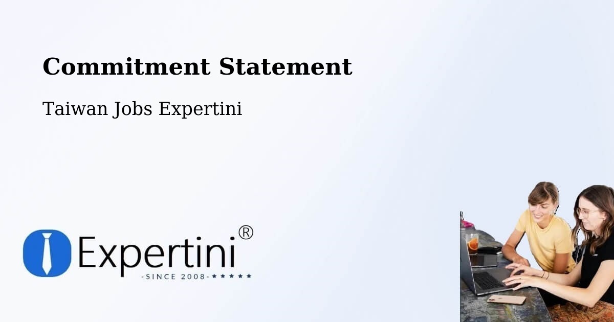 Corporate Commitment – Nantou - Taiwan Jobs Expertini