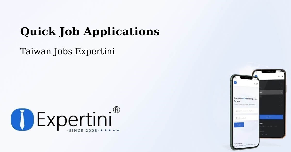 Quick Apply Feature – Nantou - Taiwan Jobs Expertini